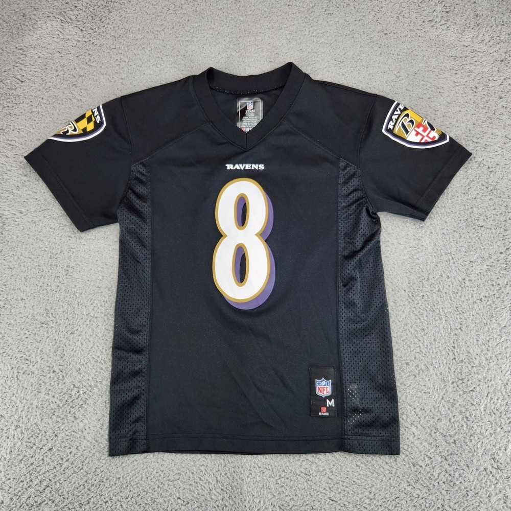 Lamar Jackson Baltimore Ravens NFL Players Team Apparel Jersey Youth M (10/12)